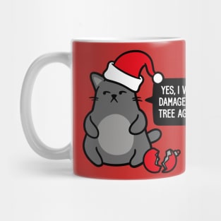 Christmas cat Mug